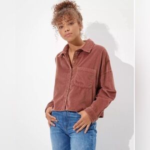 American Eagle Outfitters Corduroy Shirt